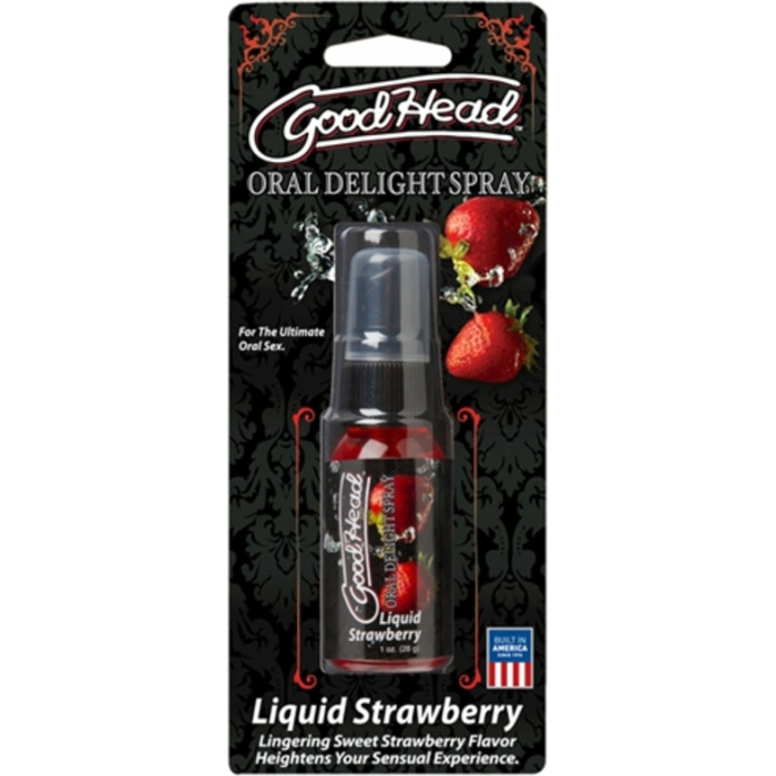 Goodhead Oral Delight Spray Liquid Strawberry 1oz - Image 1