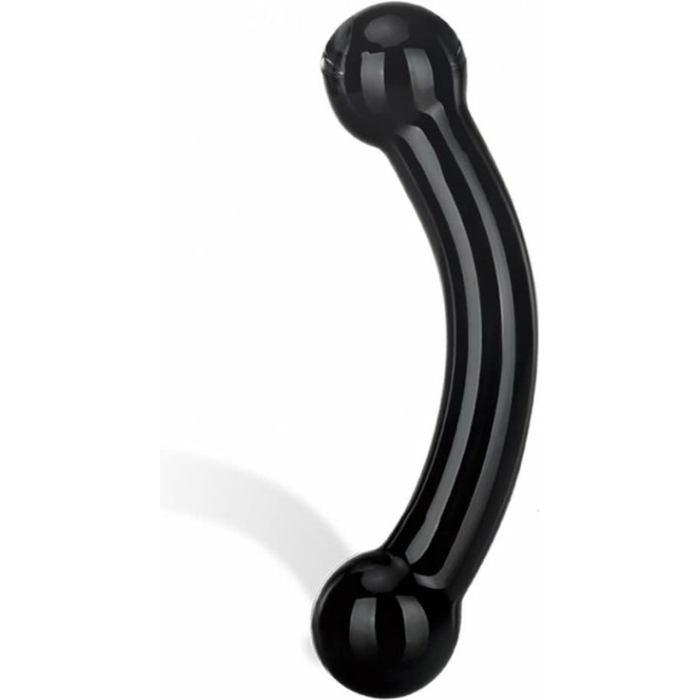 Glas Double Bull Black Dildo - Image 1