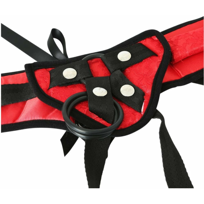 Sportsheets Red Lace Corsette Strap On - Image 2
