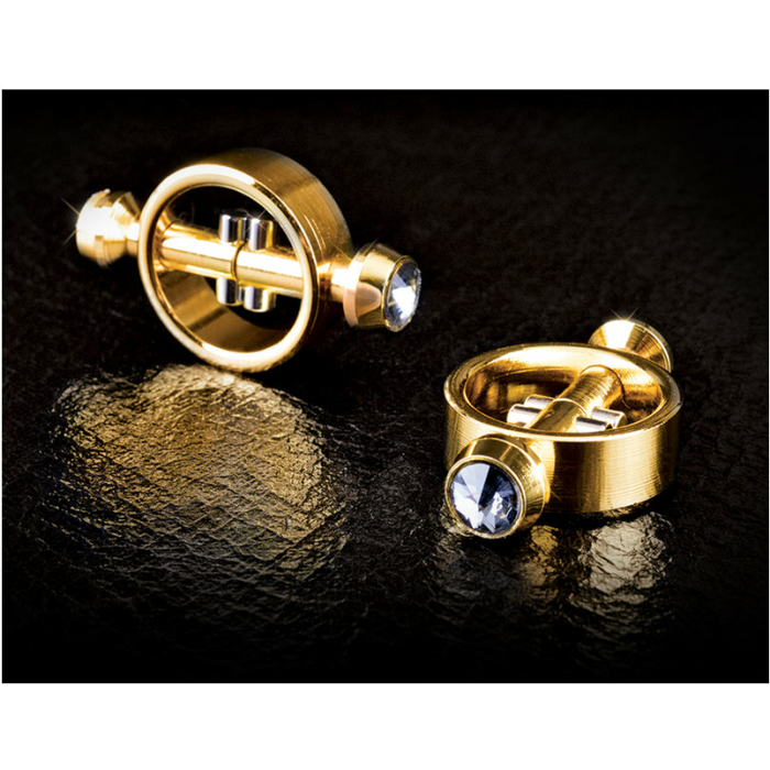 Fetish Fantasy Gold Magnetic Nipple Clamps - Image 1