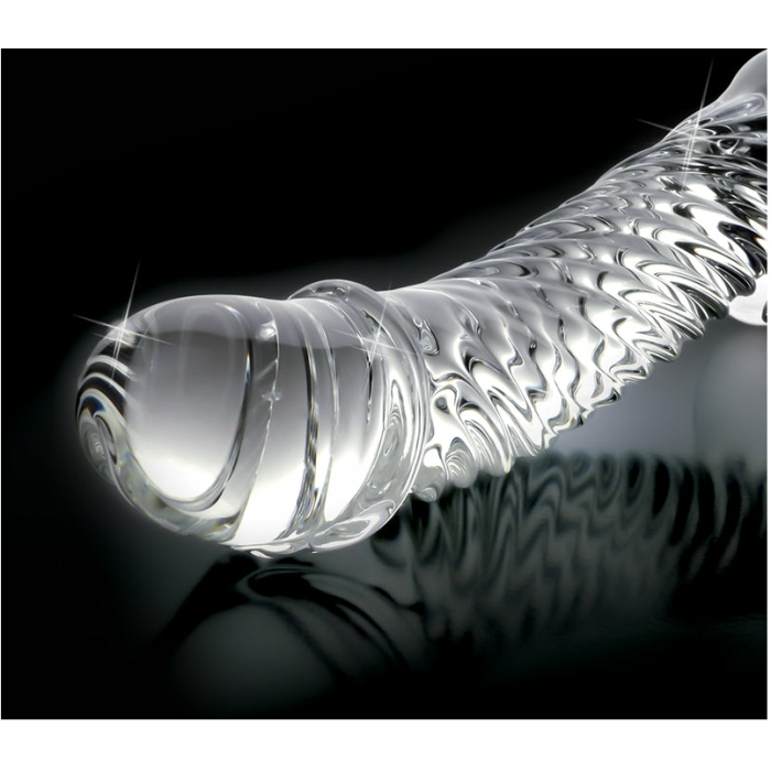 Icicles No 61 Clear Glass Realistic Dildo - Image 2