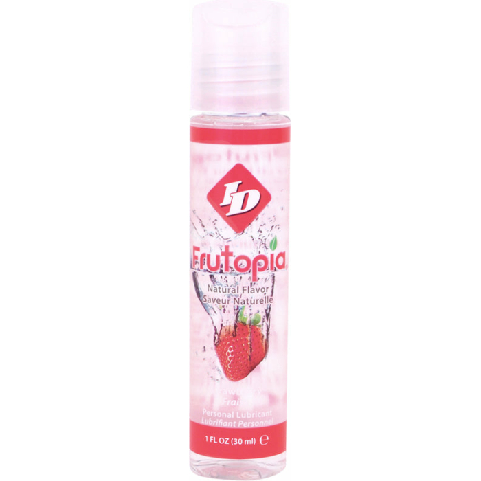 Id Frutopia Strawberry Flavored Lubricant 1 Fl Oz Pocket Bottle - Image 1