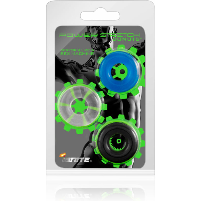 Power Stretch Donuts 3 Pack Rings - Image 1