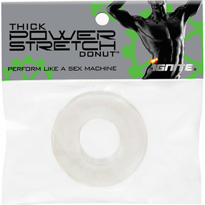 Thick Power Stretch Donut Ring Clear - Image 1
