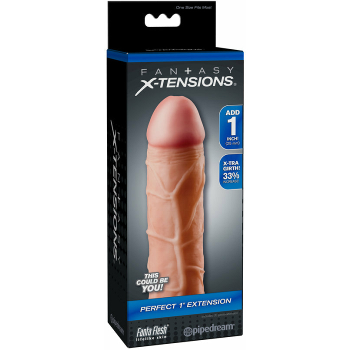 Fantasy X-tensions Perfect 1 inch Extension Beige - Image 3