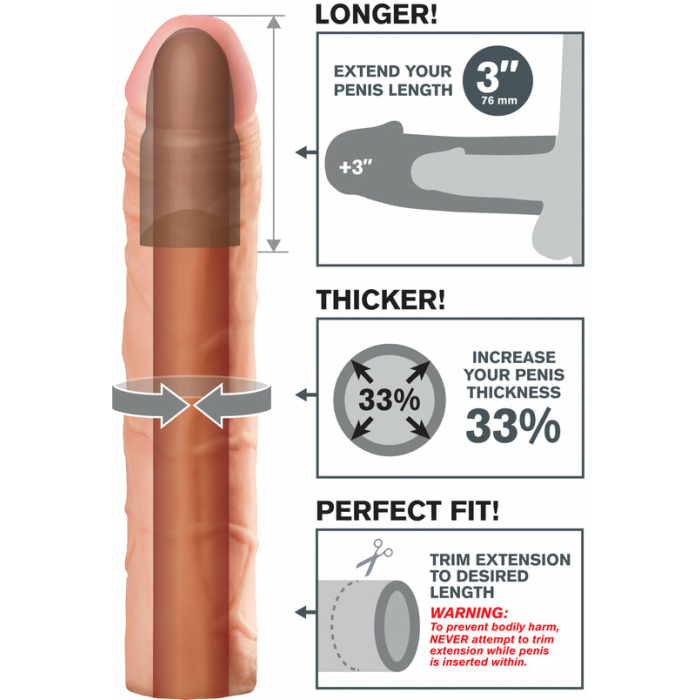 Perfect 3 Inches Extension - Beige - Image 2