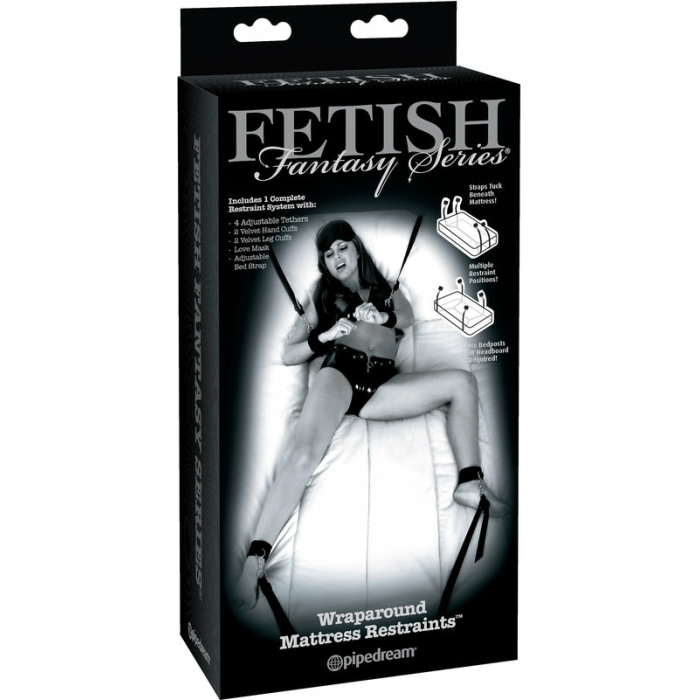 Wraparound Mattress Restraints Black - Image 3