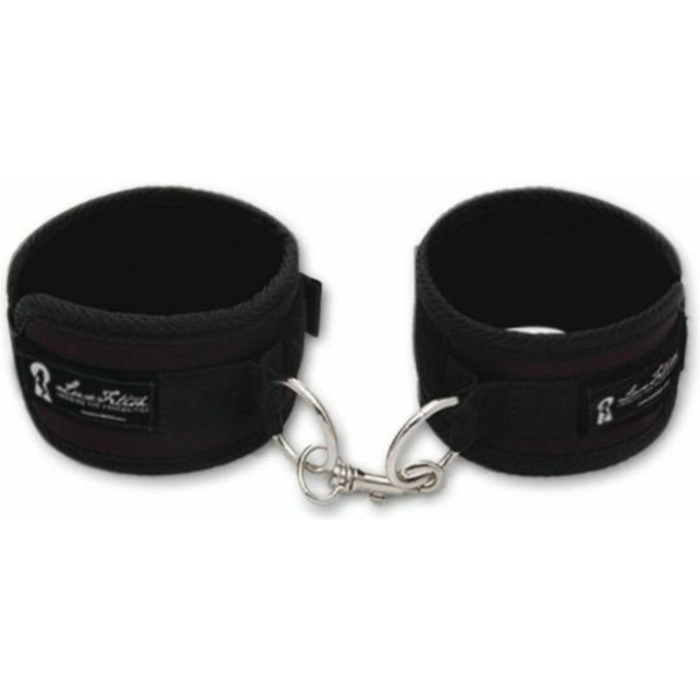 Lux Fetish Quality Love Cuffs Black - Image 1