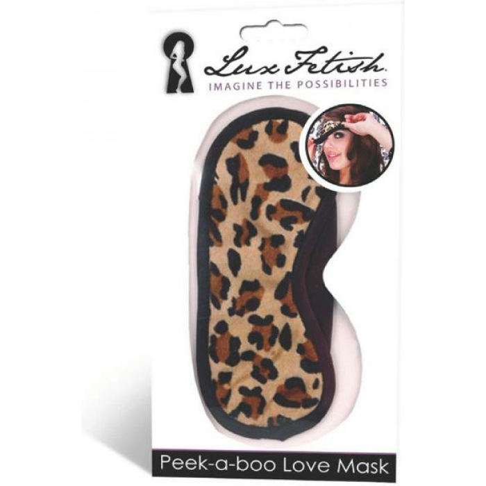 Lux Fetish Peek-A-Boo Love Mask O/S - Image 3