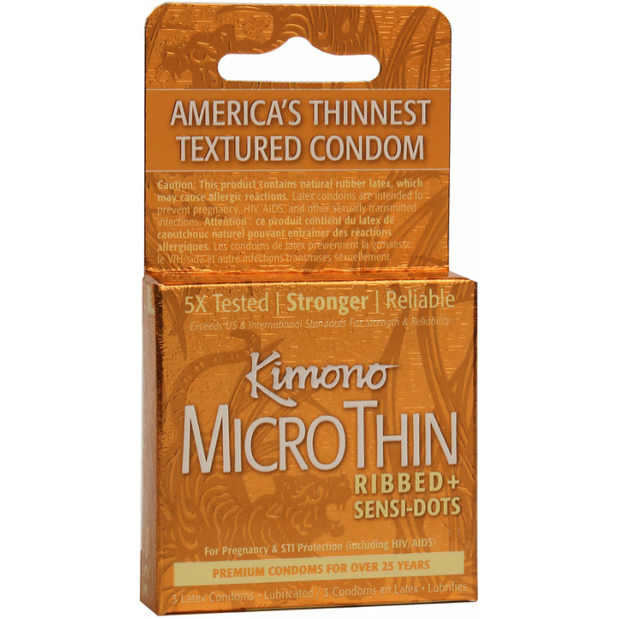 Kimono Sensation Latex Condom 3 Pack - Image 2