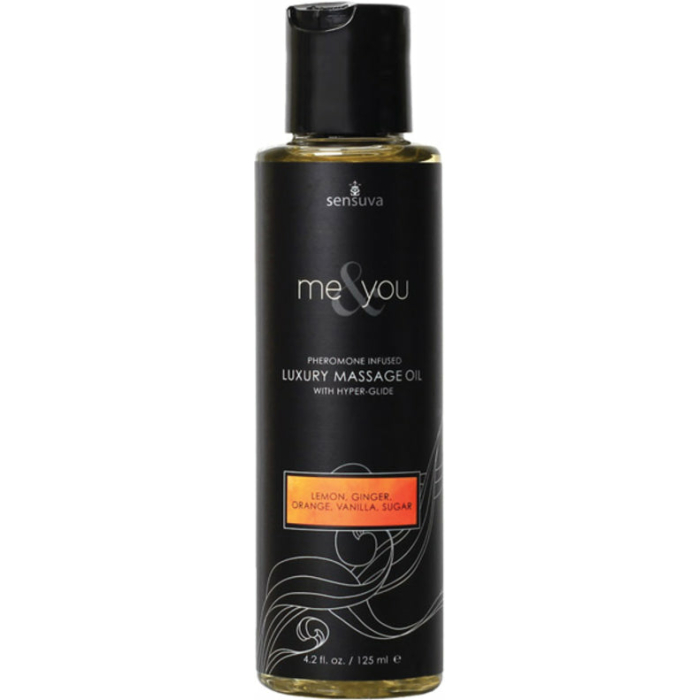 Me & You Massage Oil Sugar & Citrus 4.2oz - Image 1