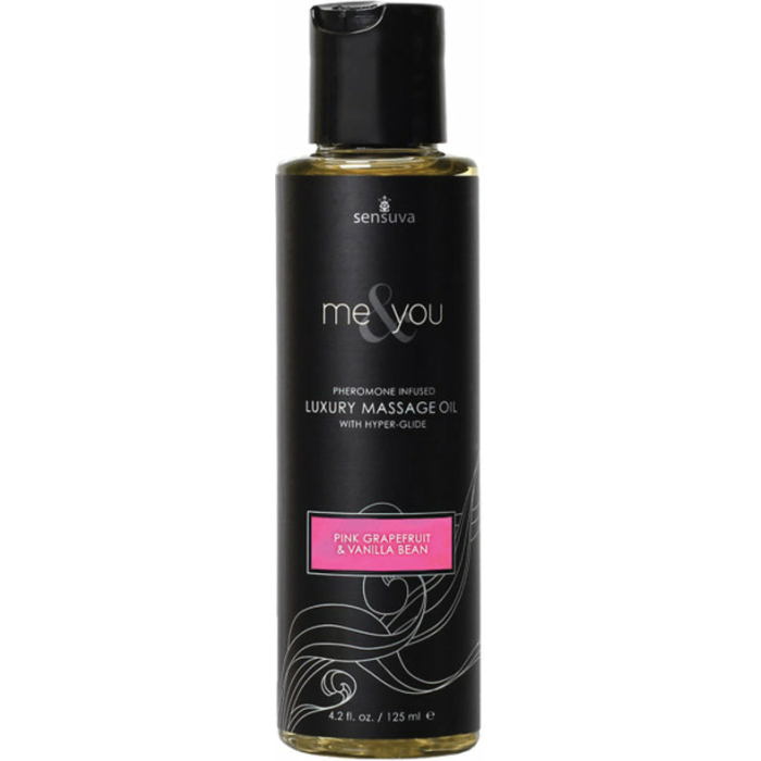 Me & You Massage Oil Grapefruit Vanilla 4.2oz - Image 1