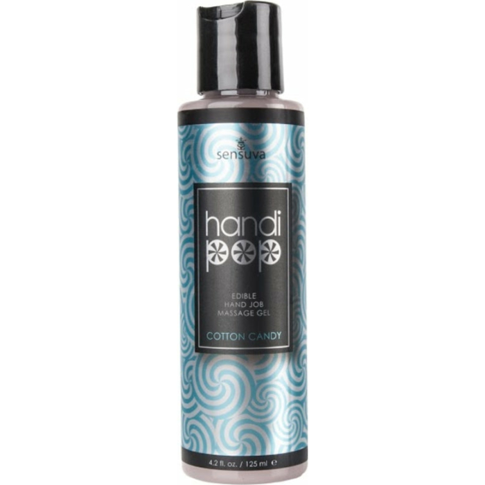 Handipop Edible Handjob Massage Gel Cotton Candy 4.2oz - Image 1