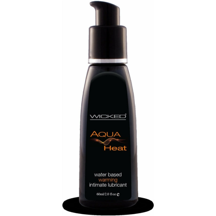 Wicked Aqua Heat Waterbased Warming Sensation Lubricant 2oz. - Image 1