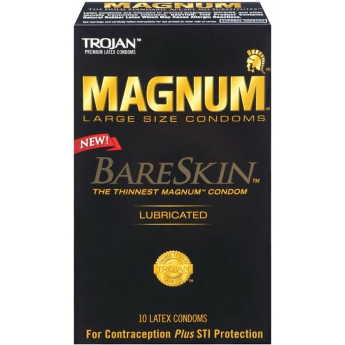 Trojan Magnum Bareskin Condoms (10) - Image 1