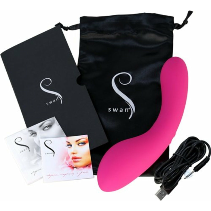Swan Massage Wand Rechargeable 2 Motors 7 Functions - Image 3