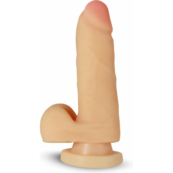 X5 5 Inches Cock With Suction Cup Beige - Image 1