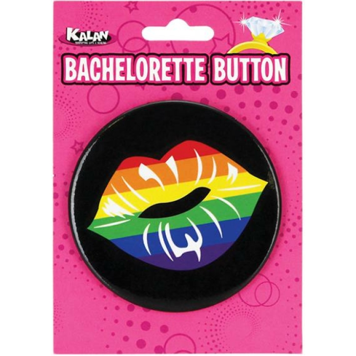 3 inches Bachelorette Button Rainbow Lips - Image 2