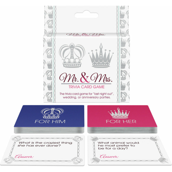 Mr. and Mrs. Trivia Card Game - Image 2