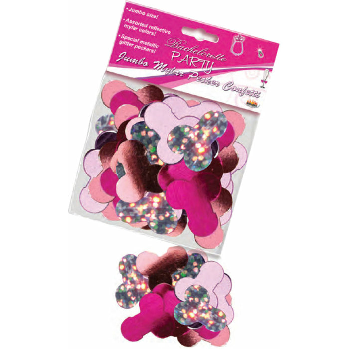 Jumbo Mylar Pecker Party Confetti - Image 1