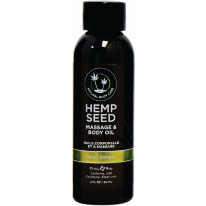 Earthly Body Massage Oil Nag Champa 2oz - Image 1