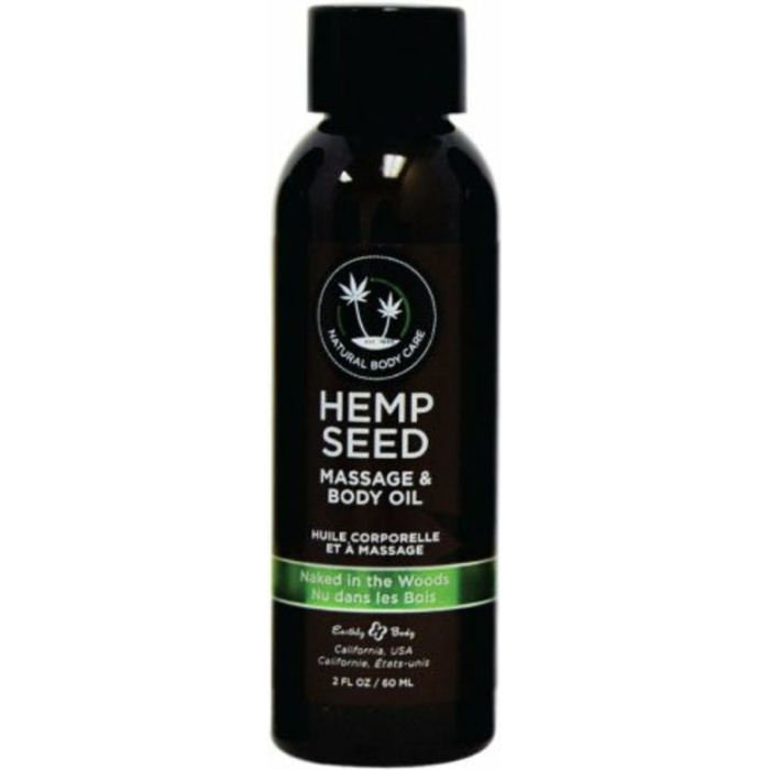 Earthly Body Massage Oil Naked In The Woods 2oz - Image 1
