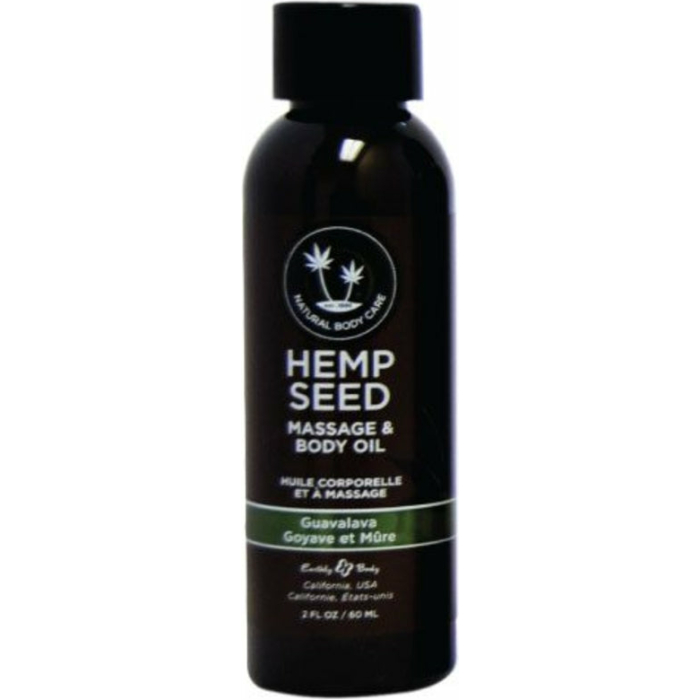 Earthly Body Massage & Body Oil Guavalava 2oz - Image 1