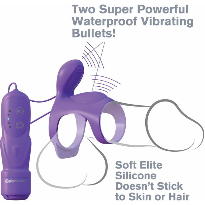 Fantasy C-Ringz Ultimate Couples Cage Purple - Image 2