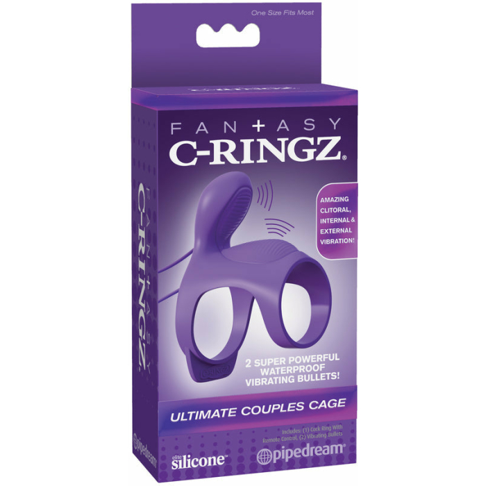 Fantasy C-Ringz Ultimate Couples Cage Purple - Image 3