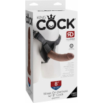 King Cock Strap On Harness 8 inches Dildo - Image 3