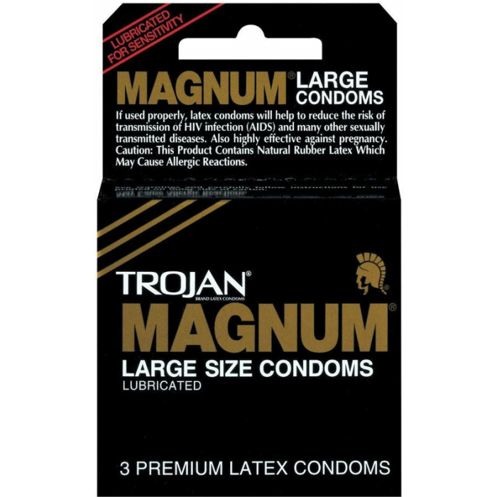 Trojan Magnum Larger Size Condoms - Image 1
