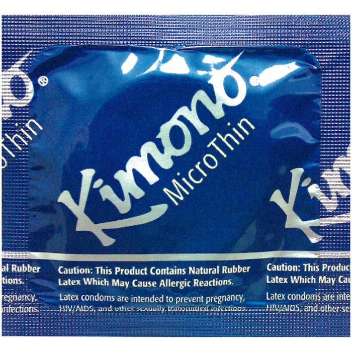 Kimono Micro Thin Lubricated Latex Condoms 12 Pack - Image 1