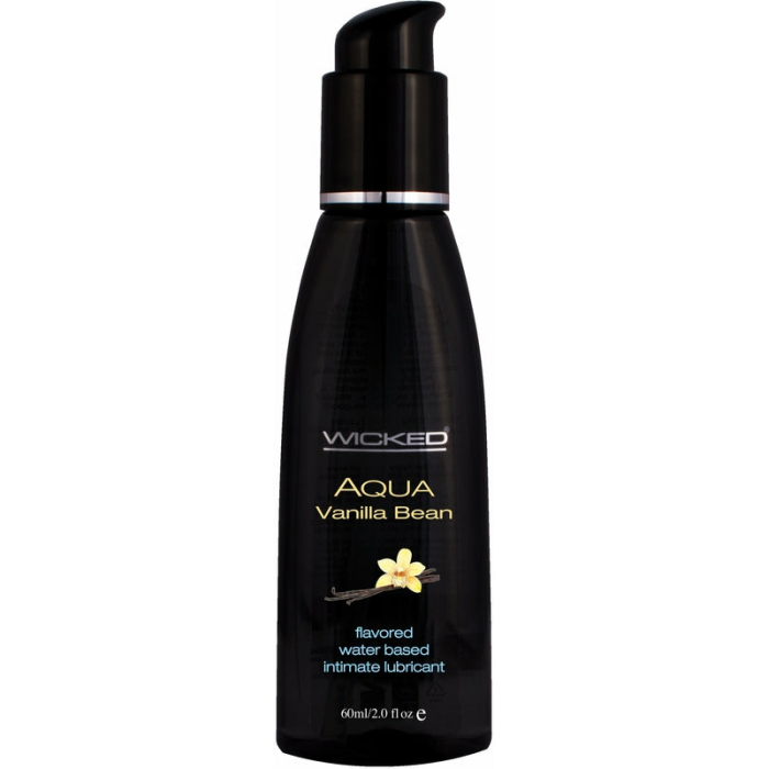 Wicked Aqua Lubricant Vanilla Bean 2oz - Image 1