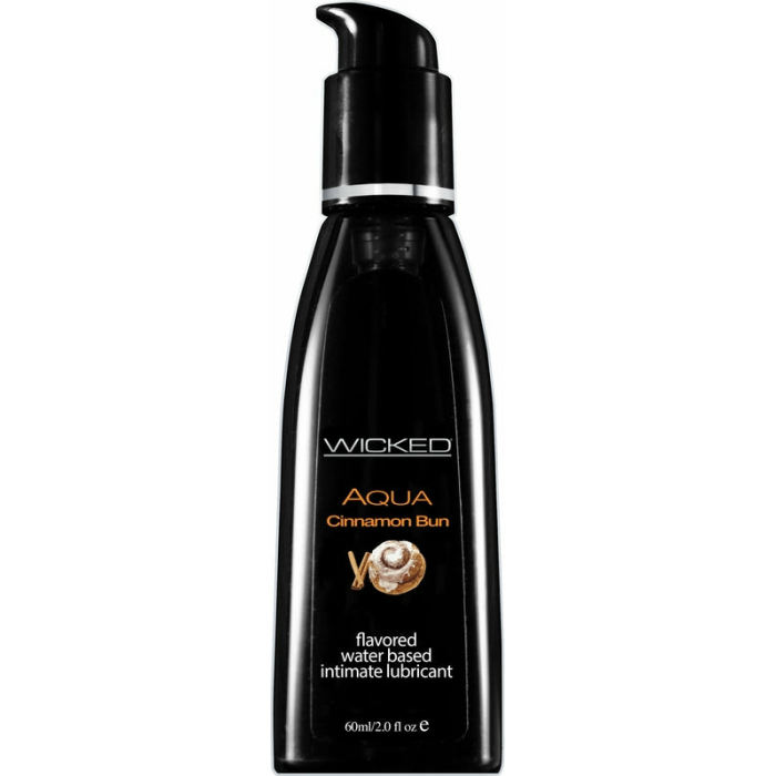 Wicked Aqua Lube Cinnamon Bun 2oz - Image 1