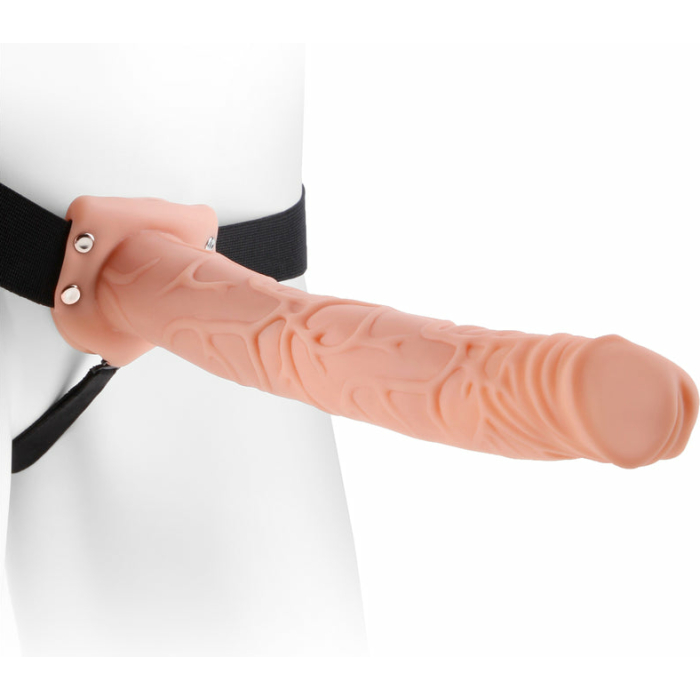 Fetish Fantasy 11in Hollow Strap-on Flesh - Image 1