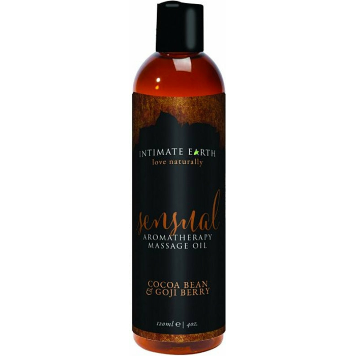 Intimate Earth Sensual Massage Oil 4oz - Image 1