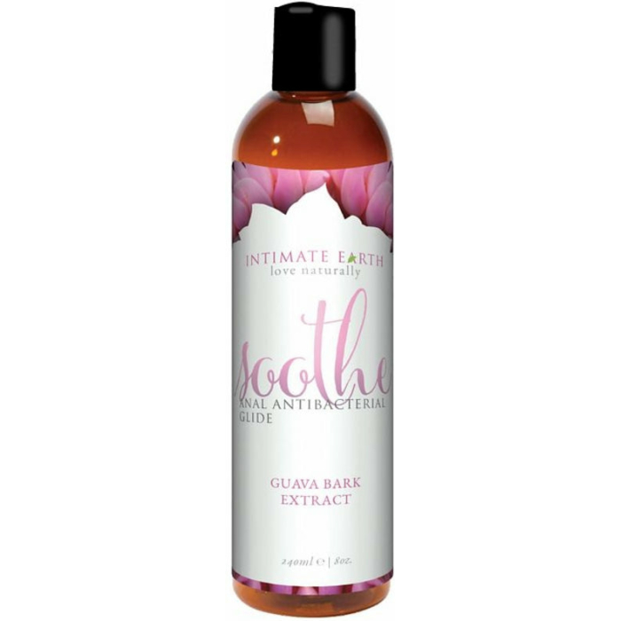 Intimate Earth Soothe Anal Antibacterial Glide 8oz. - Image 1