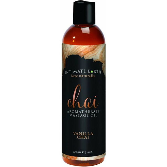 Intimate Earth Chai Massage Oil 4oz - Image 1
