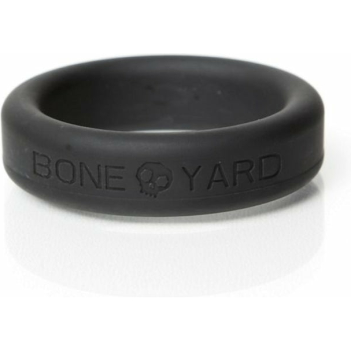 Boneyard Silicone Ring 1.4 inches Black - Image 1