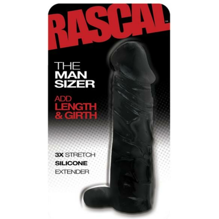 Rascal Man Sizer 3X Stretch Silicone Extender Black - Image 2