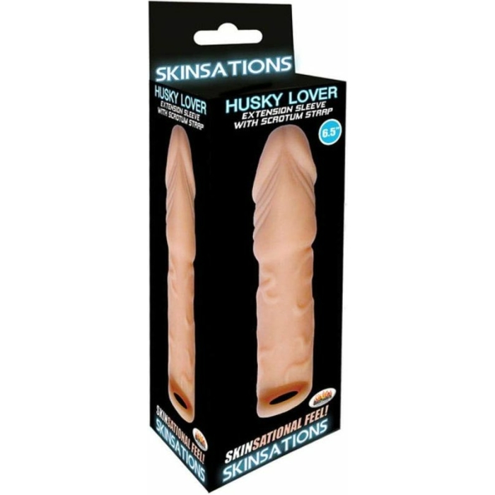 Skinsations Husky Lover Extension Sleeve Scrotum Strap 6.5 inches - Image 3