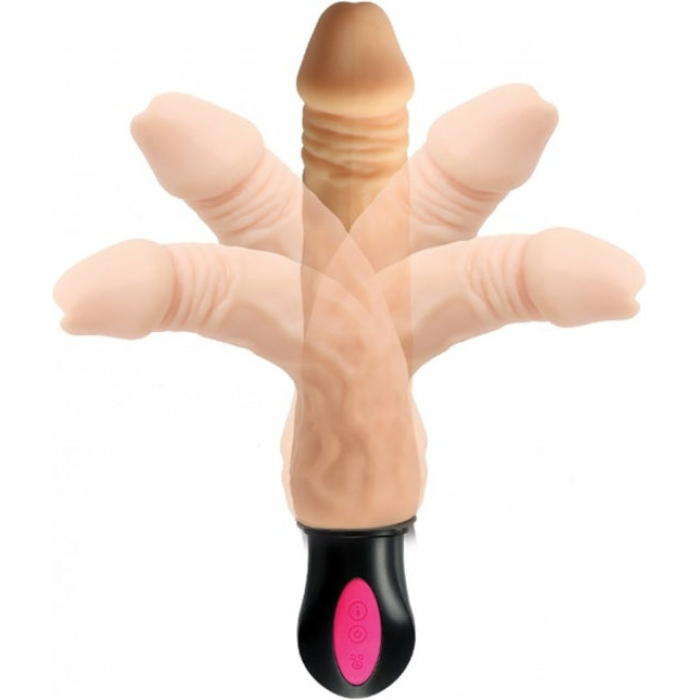 Skinsations Vibra-flex Heat Seeker Flexible/warming Dildo 12 Function - Image 1