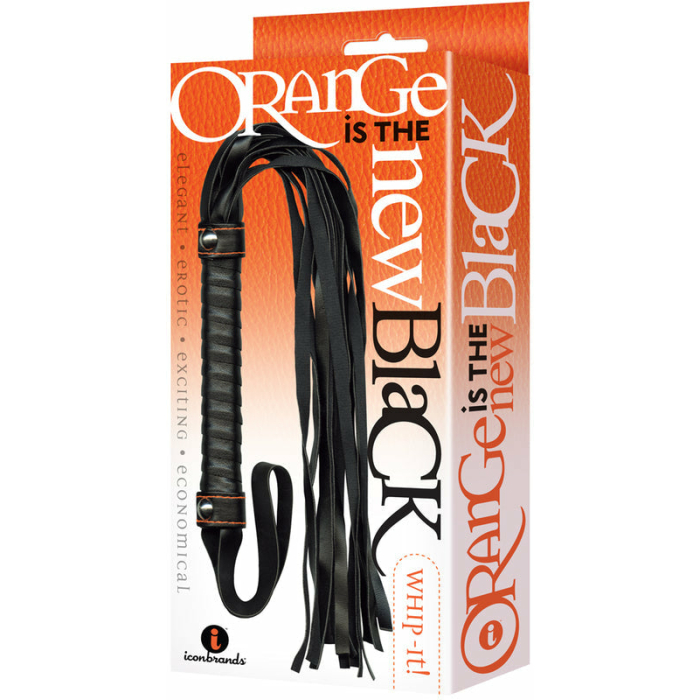 The 9's, Orange Is The New Black, Whip It Faux Leather, Black - Image 2