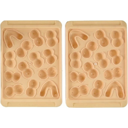 Boobie Ice Cube Tray Assorted Shapes 2 Pack