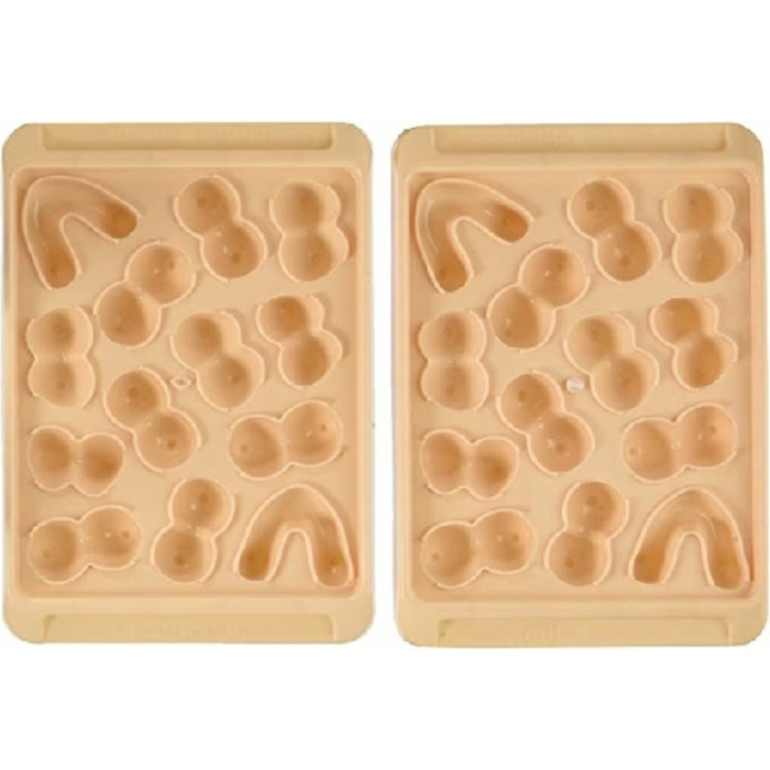 Boobie Ice Cube Tray Assorted Shapes 2 Pack - Image 1