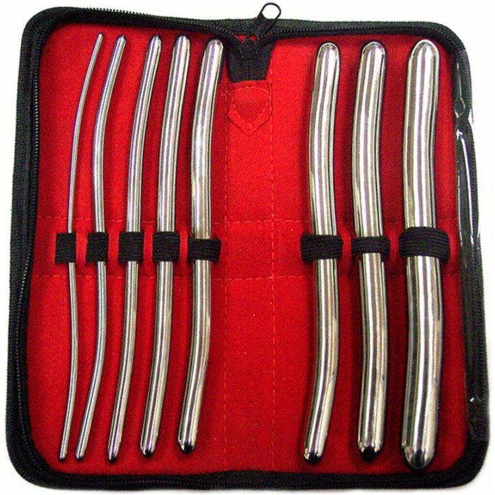 Rouge Stainless Steel Hegar 8 Piece Dilator Set - Image 1
