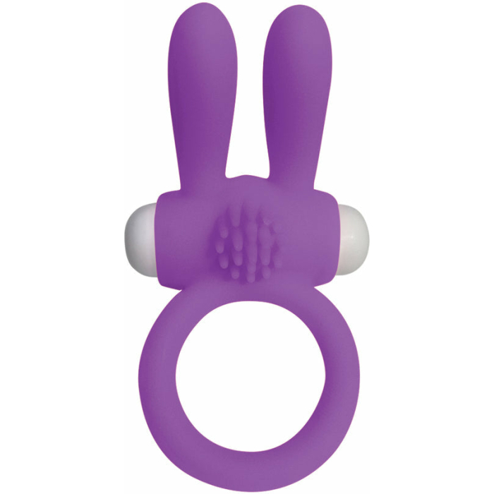 Neon Rabbit Cock Ring Vibrator - Image 1