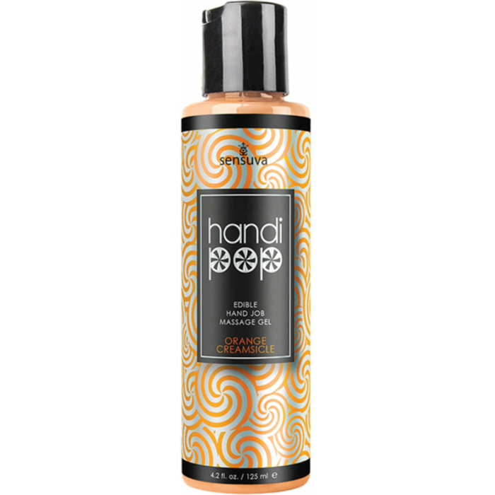 Handipop Orange Creamsicle Hand Job Massage Gel 4.2oz Bottle - Image 1