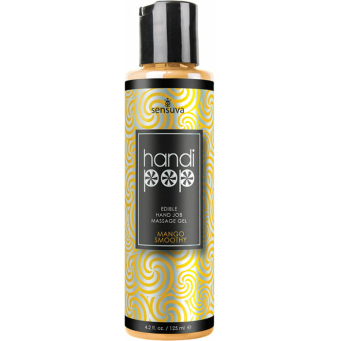 Handipop Mango Smoothie Hand Job Massage Gel 4.2oz Bottle - Image 1