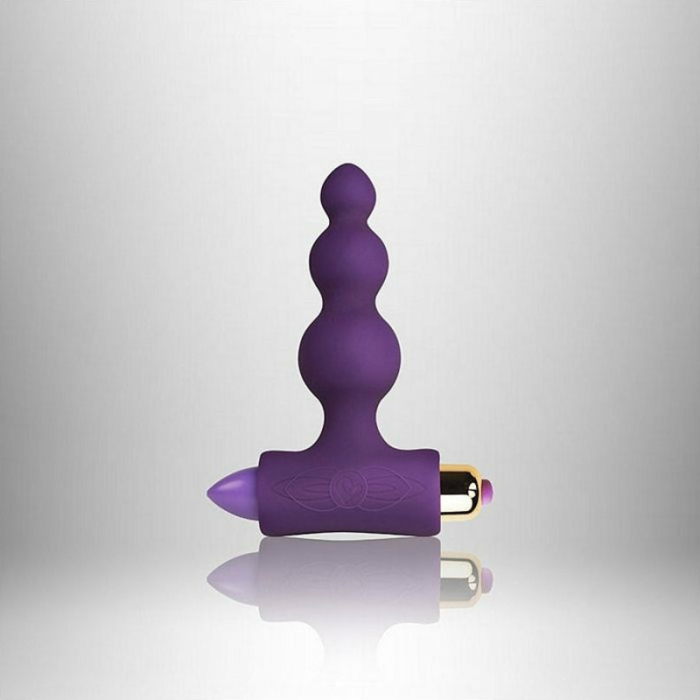 Petite Sensations Bubbles 7X Purple Butt Plug - Image 1